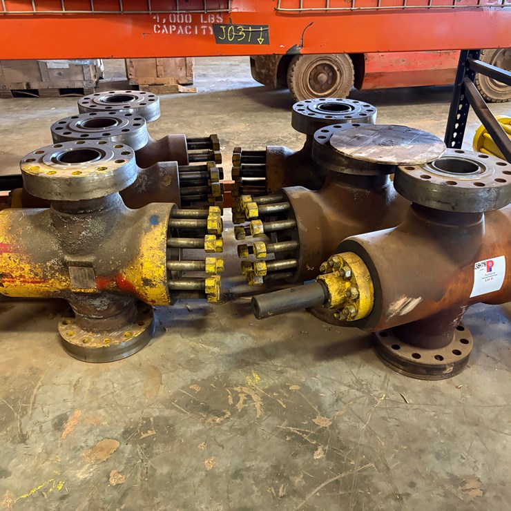 (6x$) 5-1/8” 10K gate valves, incomplete