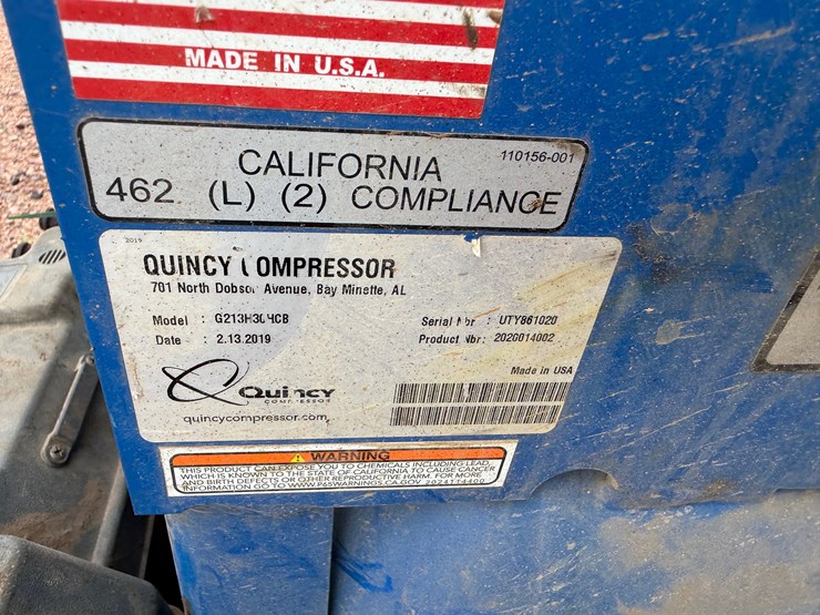 4.6’-x-4.6’-lincoln-power-master-6-series-j-10k-wp-grease-injection-pump-w/-quincy-mod-g213h30hcb-compressor-image-6