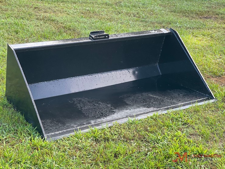 new-66"-smooth-bucket-skid-steer-attachment-image-1