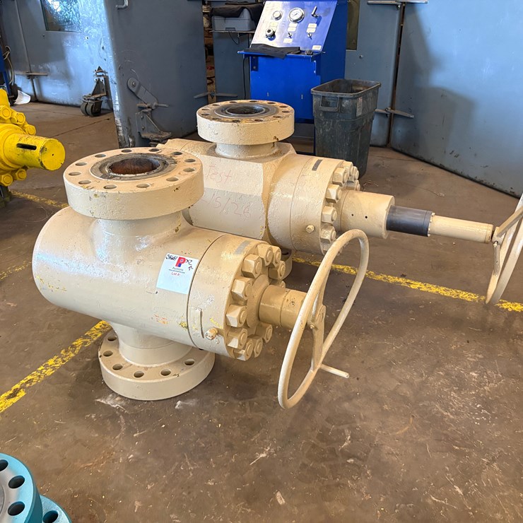(2x$) 7-1/16” 10k frac valves, field ready