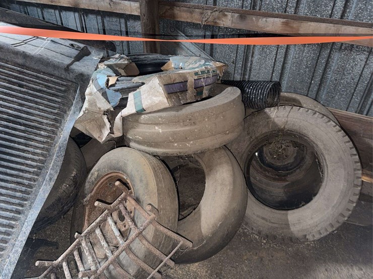assorted-automotive-and-utility-lot-including-truck-bed-liner-and-tires-image-2