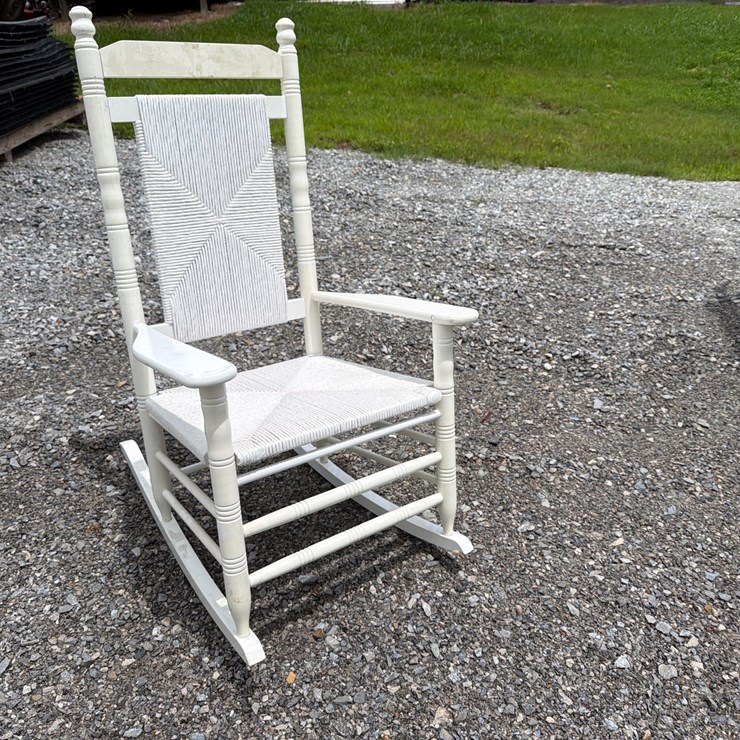 #31 • White rocking chair