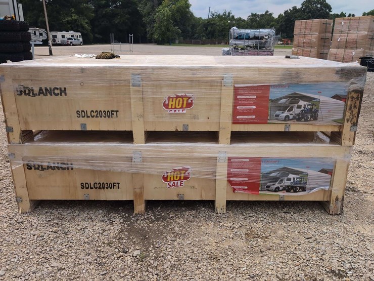 (1)-sdl-20-ft-x-30-ft-all-steel-carport-w/-enclosed-side-walls-sdlc2030ft-image-1