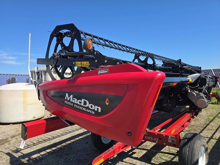 2016-mac-don-fd-75-s-40ft-draper,-flex-draper,-1-owner,-flex-floating-technology,-john-deere-face-plate-adapter,-s/n--294326-image-5