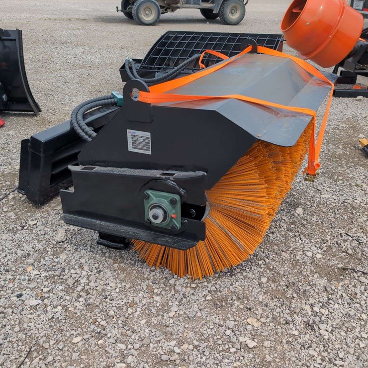 IRanch Mini Skid Steer Snow Angle Sweeper - IRLSAS