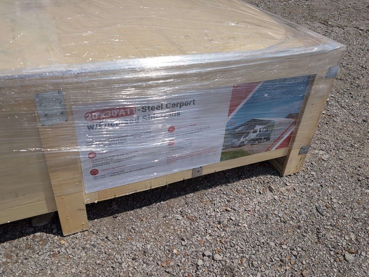 (1)-sdl-20-ft-x-30-ft-all-steel-carport-w/-enclosed-side-walls-sdlc2030ft-image-3