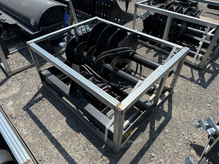 #2082-•-unused-jct-skid-steer-auger-w/-(3)-bits-inv#49860-image-1