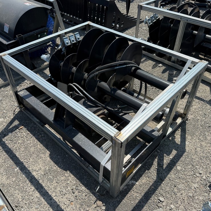 #2082 • Unused JCT Skid Steer Auger w/ (3) Bits INV#49860
