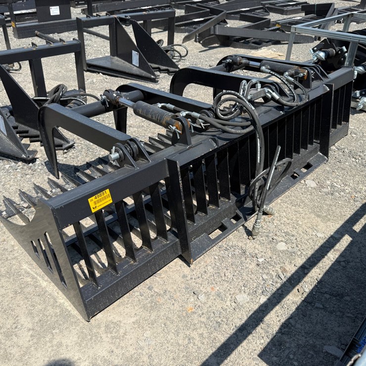 #2080 • Unused JCT 84" Skid Steer Rock Grapple Bucket INV#49891