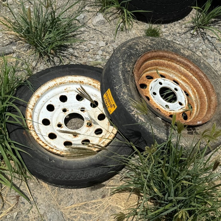 #31637 • Lot of (2) 5.30-12 Tire w/ Rims INV# 31637