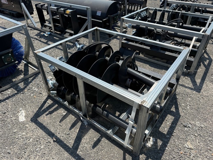 #2083-•-unused-jct-skid-steer-auger-w/-(3)-bits-inv#49858-image-1