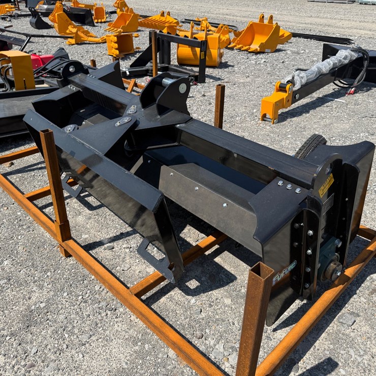 #2049 • Unused Future 73" Skid Steer Power Rake B-DZLHPZ2605164 INV#48915