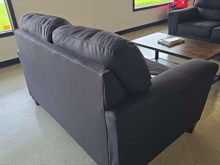 black-loveseat-couch,-60''-wide-image-5