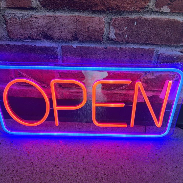 Neon Open Light Up Sign