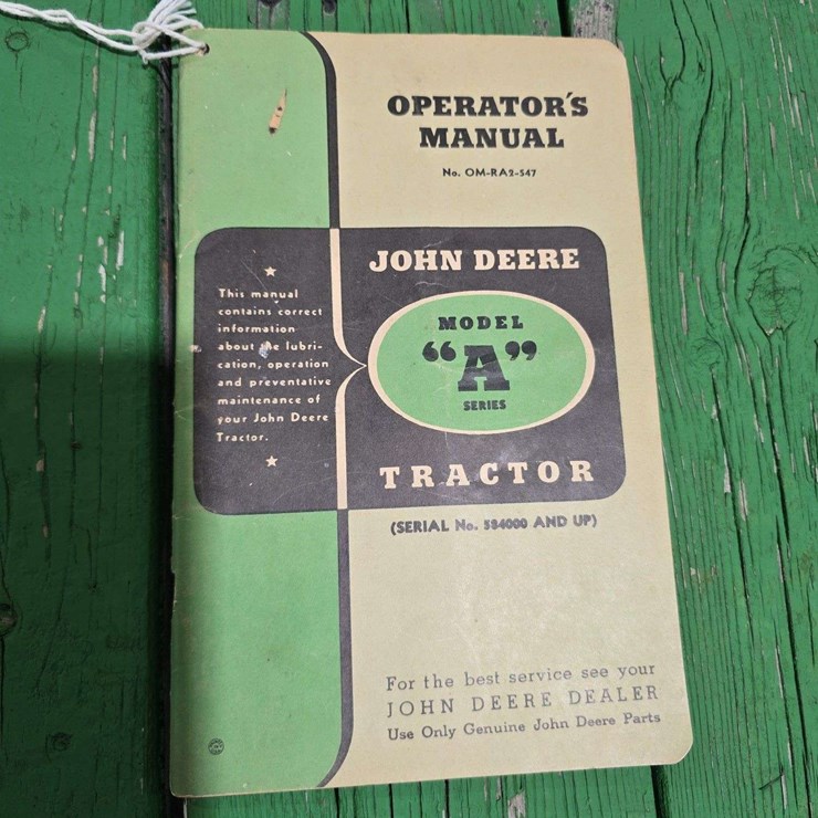 JOHN DEERE MODEL A