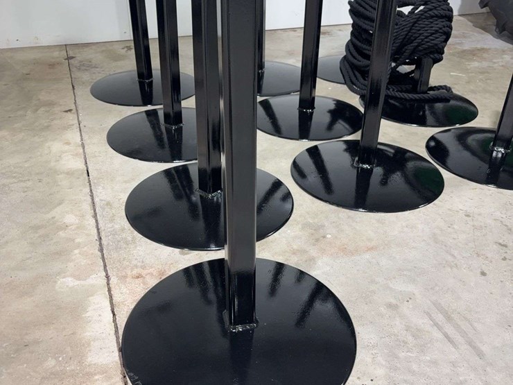10-steel-stand-rope-barriers,-28''-tall-image-3