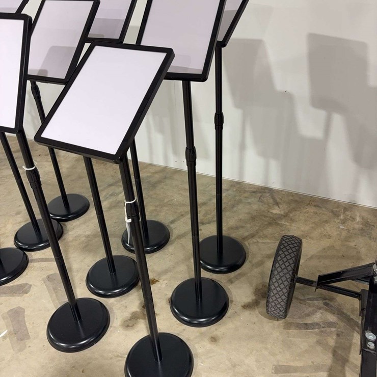 3 Adjustable Sign Holder Displays