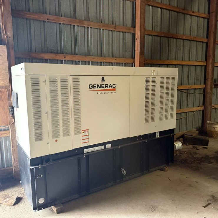 2021 Generac Model RDO4833DAL Stand By Diesel Generator, Single Phase, 68.1 Hours