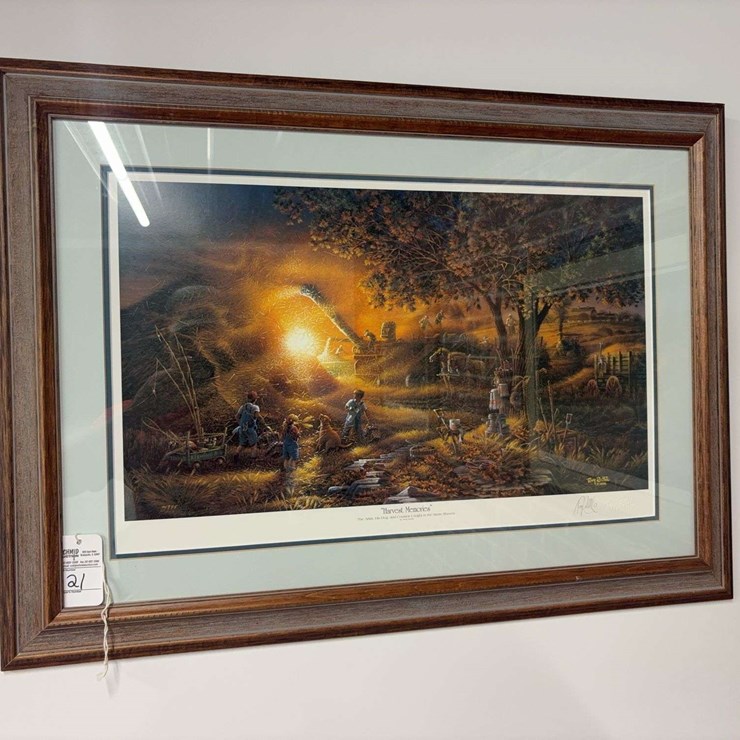 1996 Harvest Memories Print, Terry Redlin