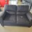 black-loveseat-couch,-60''-wide-image-2