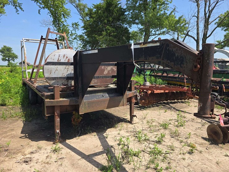 2004-jerry-james-gooseneck-trailer,-20ft-+-5ft-dovetail,-3-ramps,-needs-floor-replaced,-tandem-axle,-16"-rims,-20,000lb-axles,-vin#-4bxud252224s001607-image-1