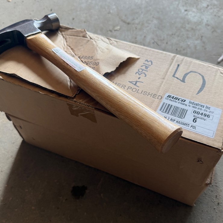 #5 • (2) BOXES OF CLAW HAMMERS