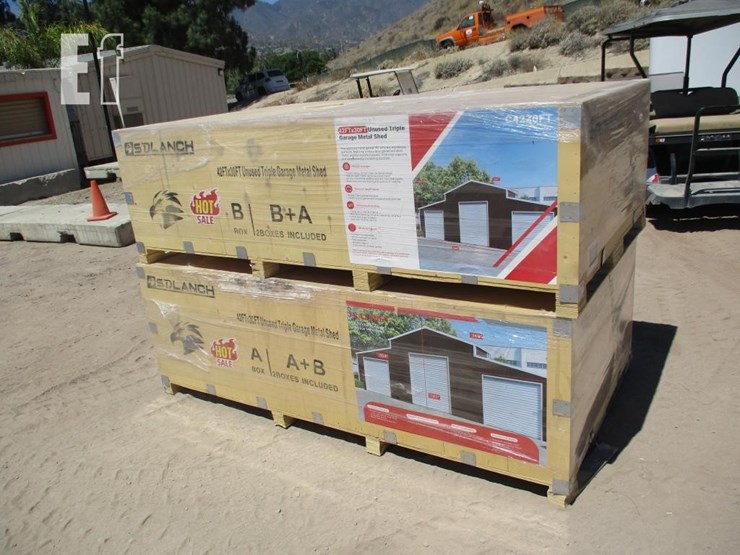 42'-x-30'-triple-garage-metal-shed-image-1