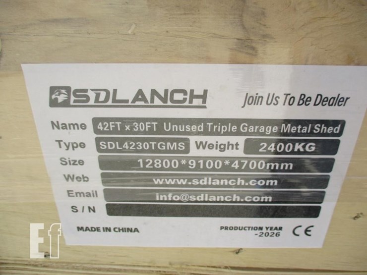 42'-x-30'-triple-garage-metal-shed-image-7