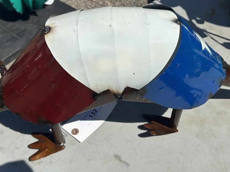 #132-•-metal-art---large-texas-armadillo-image-1