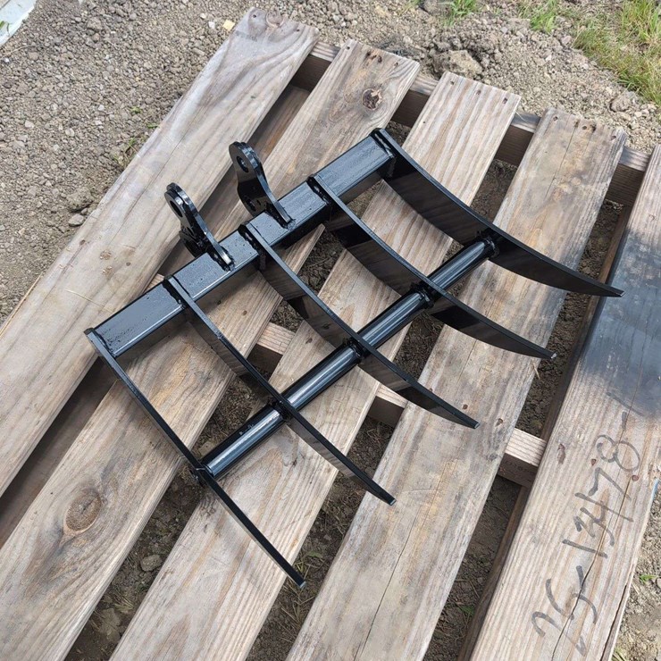 22" Mini Excavator Rake