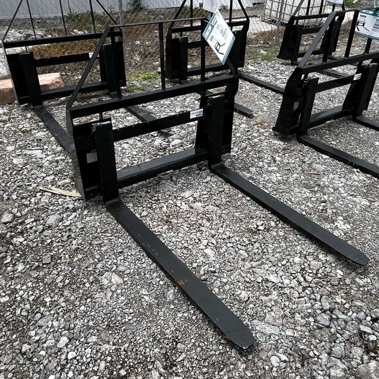 Unused 2026 Mower King SA Skid Steer Forks Attachment