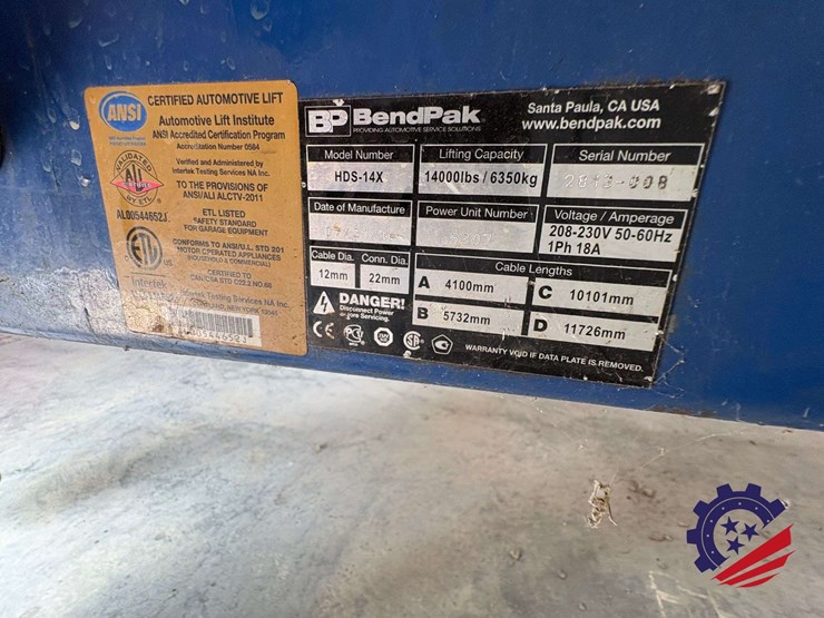 2014-bendpak-hds-14x-14,000-lb.-extended-four-post-vehicle-lift-with-dual-rolling-bridge-jacks-image-42