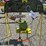 #139-•-metal-art---welcome-sign-w/-frog-on-swing-image-1