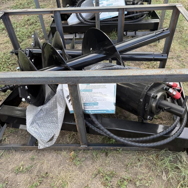 #10 • Skid Steer Auger Driver & 6", 12", 14" Bits
