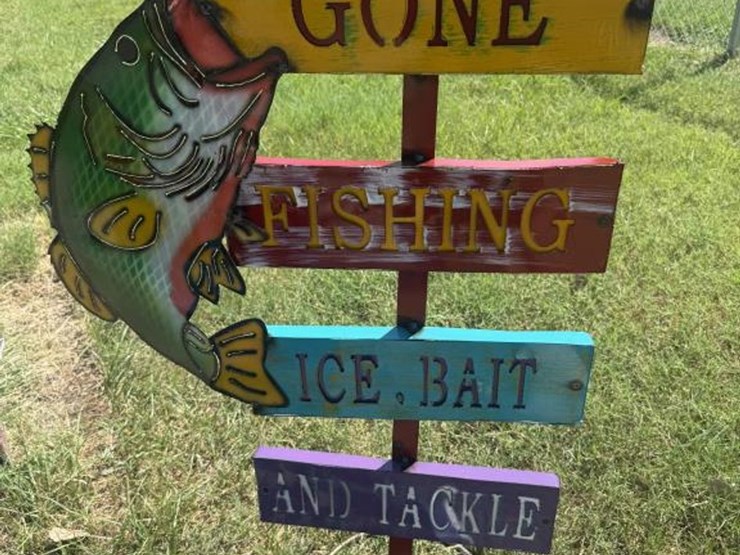 #111-•-metal-art---gone-fishing,-ice-bait-&-tackle-sign-image-1