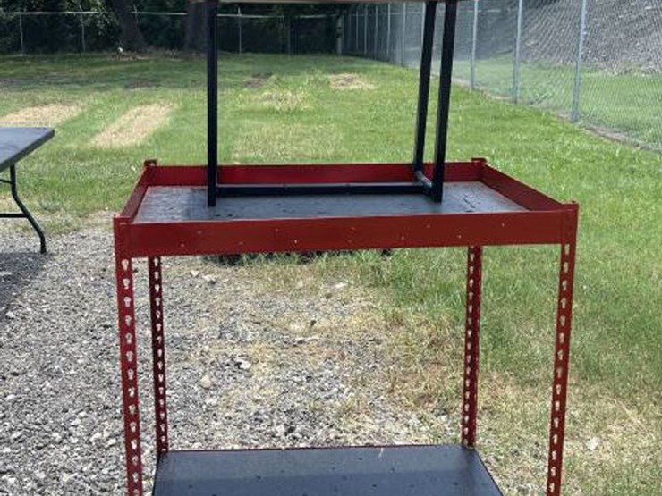 #69-•-husky-tool-box-w/-2-drawers-on-rolling-cart-stand-image-2