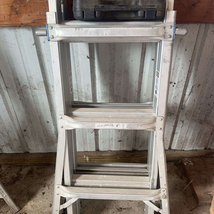 Werner Telescoping Multi Ladder With Static Hinge Adapter Kit