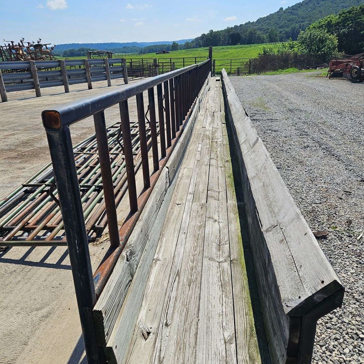 Fence Line Feed Bunk