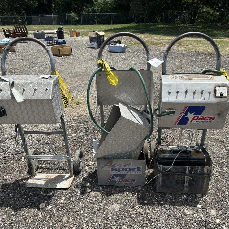 #72 • (3) Semi-Trailers Light Test Machines