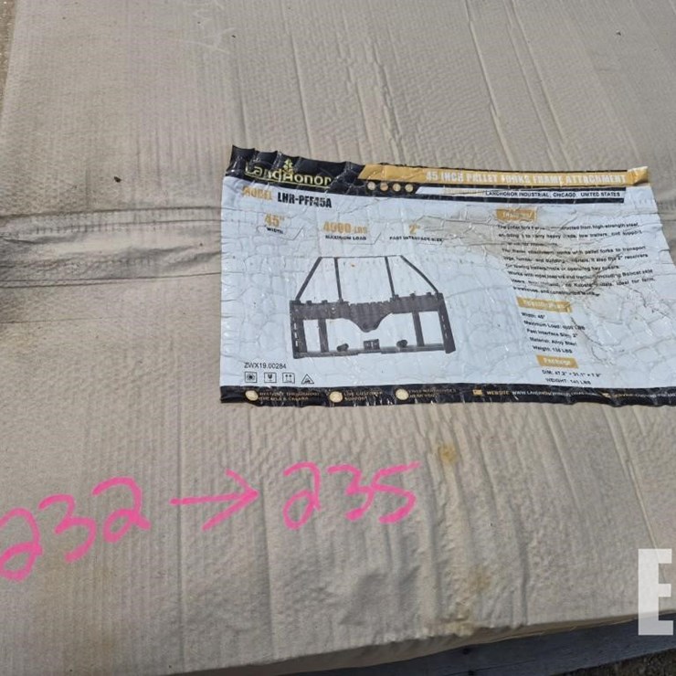 LANDHONOR LHR-PFF45A PALLET FORK FRAME