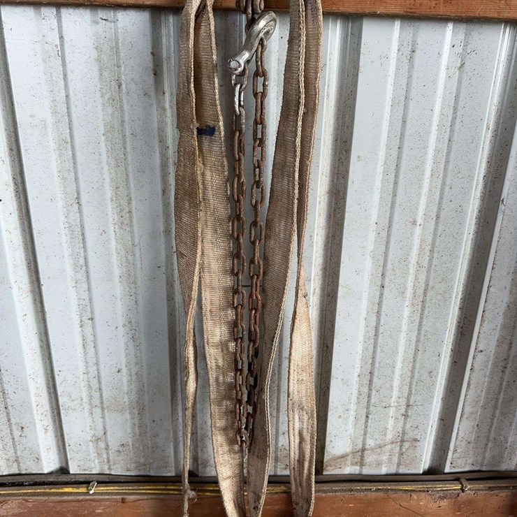 Heavy Duty Cargo Lifting Slings with Campbell Hooks and Chain