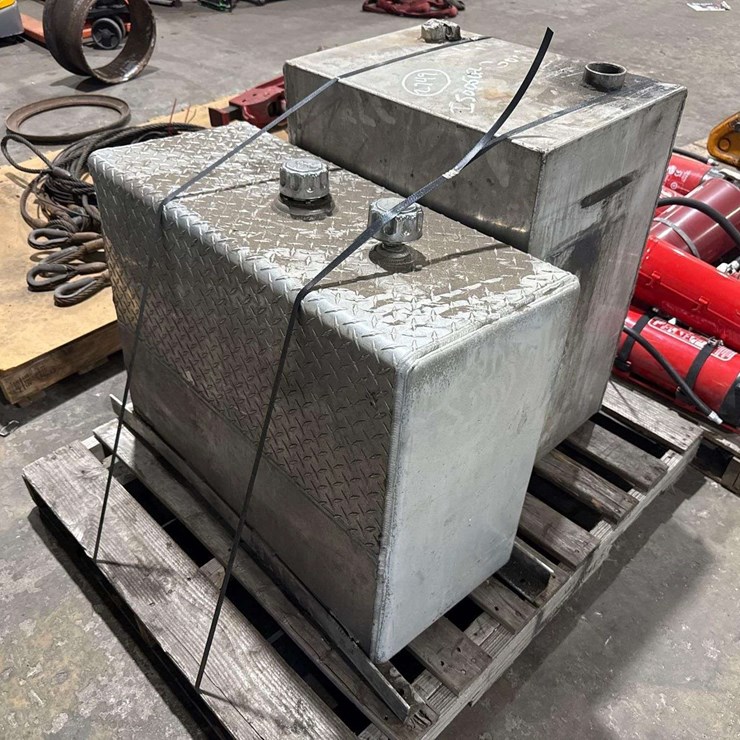 Two Hydraulic Oil Holding Tanks