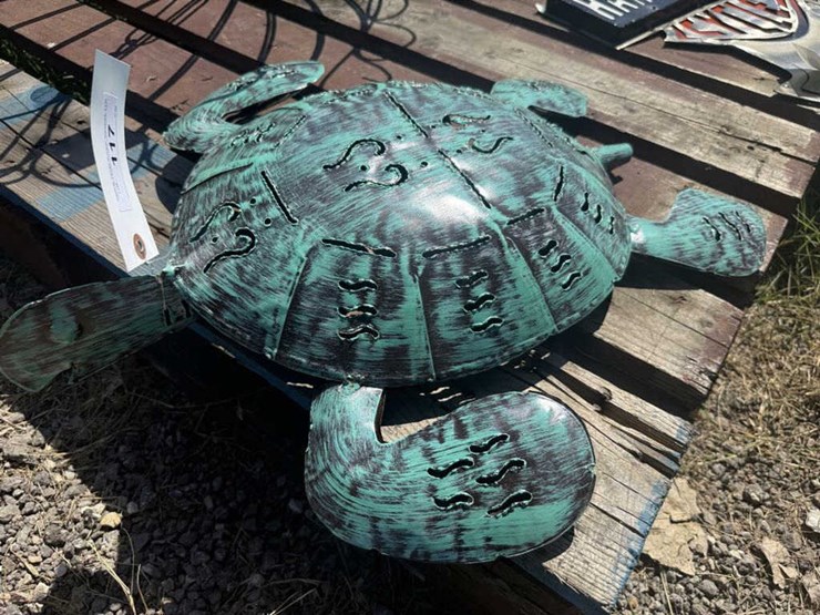 #117-•-metal-art---medium-teal-turtle-image-1