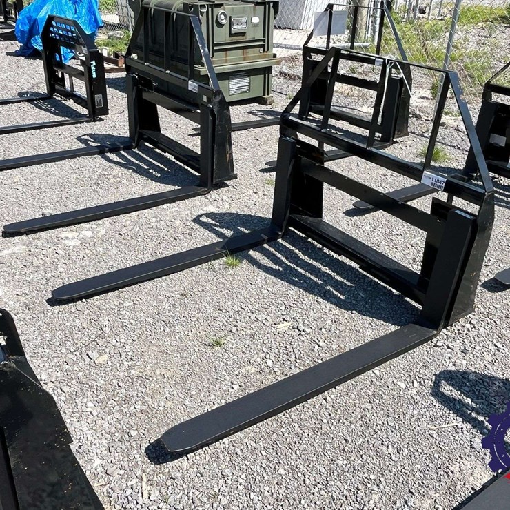 Unused 2026 MOWER KING SA Skid Steer Forks Attachment