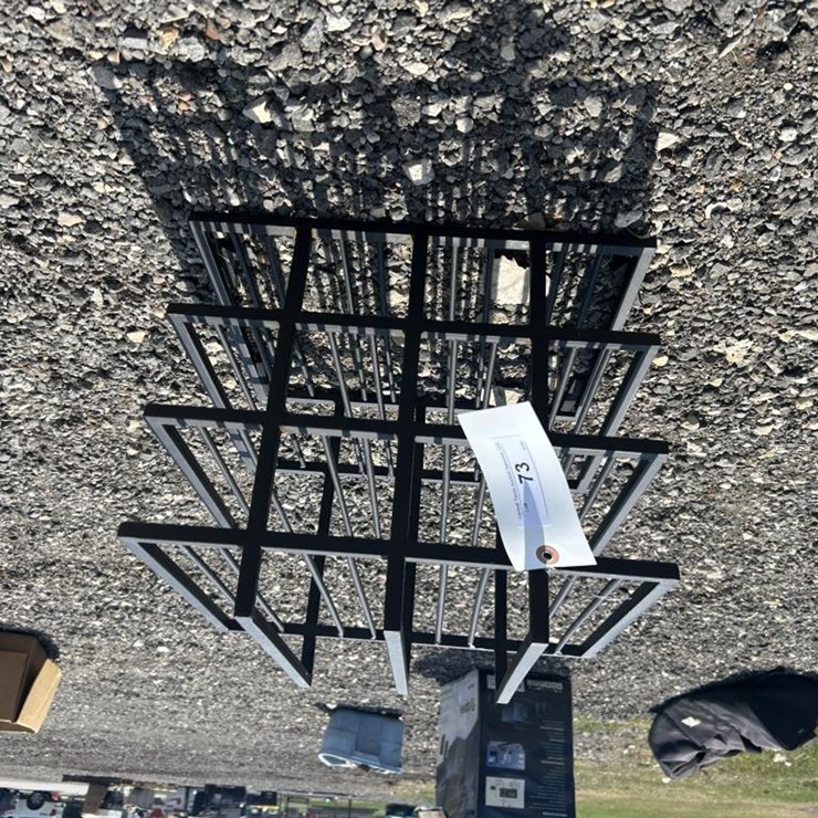 #73 • Metal Grid Frame - Wine Holder