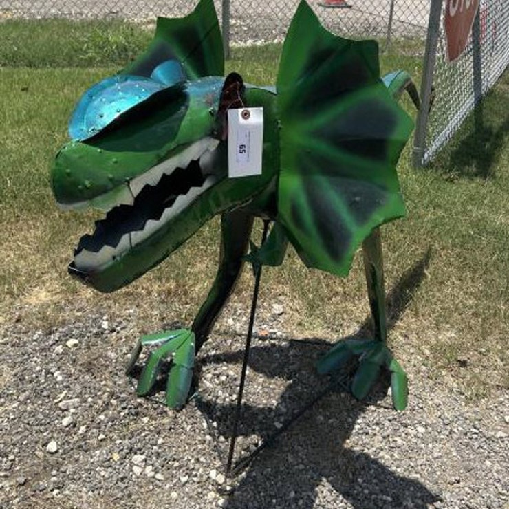 #65 • Metal Art - Dilophosaurus Dinosaur