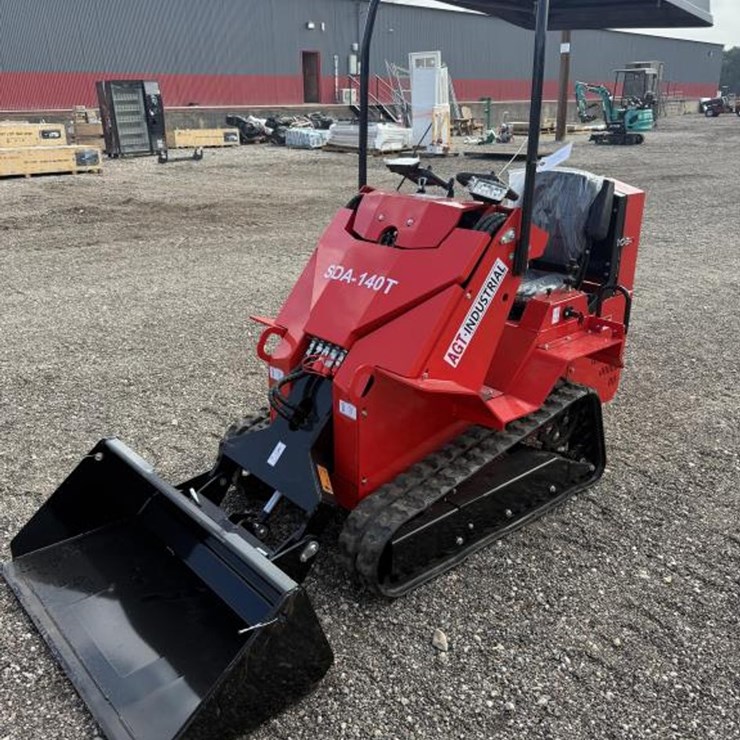 #7 • Mini Skid Steer Tracked Ride-On Loader- Gas