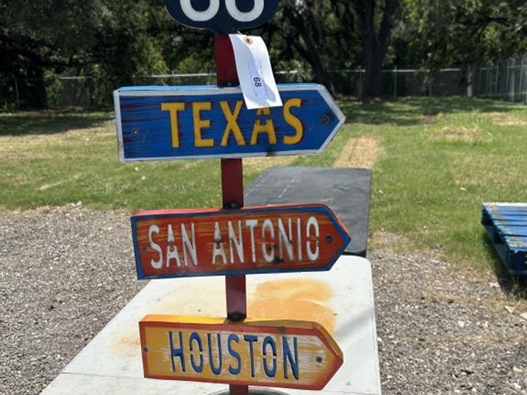 #68-•-metal-art---route-66,-texas,-san-antonio,-houston-image-1