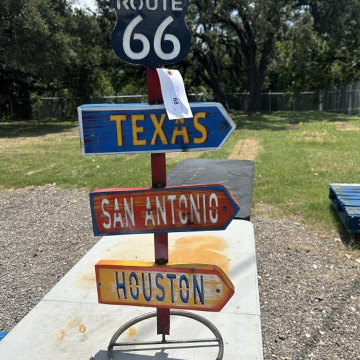#68 • Metal Art - Route 66, Texas, San Antonio, Houston