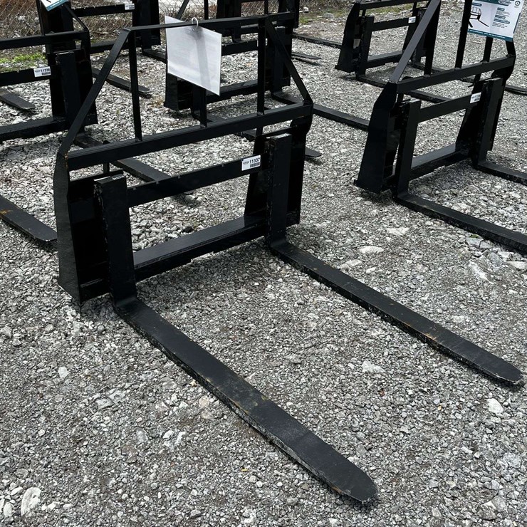 Unused 2026 Mower King SA Skid Steer Forks Attachment